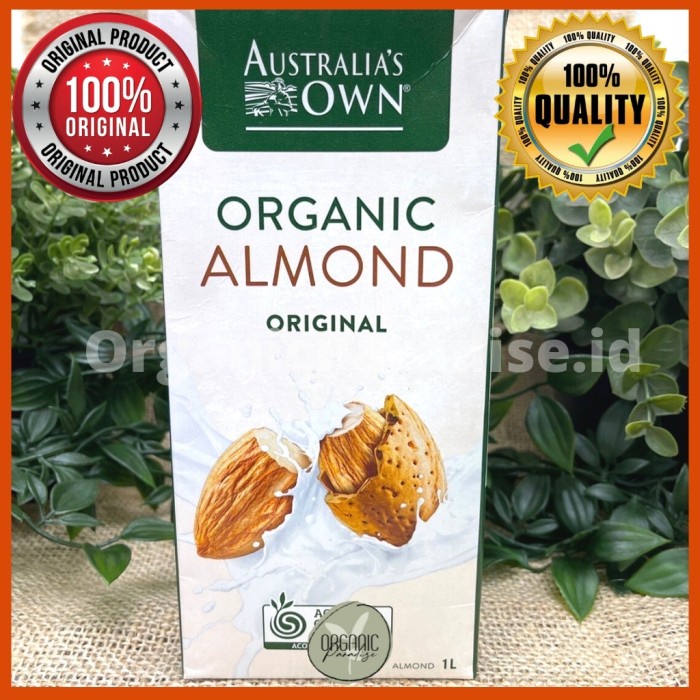 

Australia Own Organic Almond Milk Original 1 Liter - BUBBLEWRAP