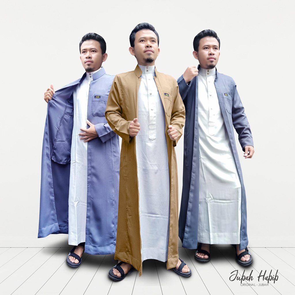 [COD] JUBAH GAMIS PRIA LUARAN ORIGINAL De JUBAH - Jubah Habib - Jubah Luaran - Jubah Luar Habib - Ju