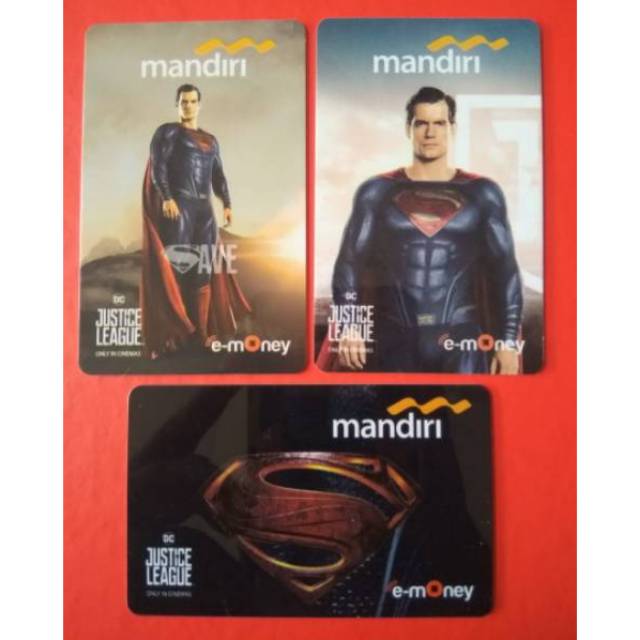 Mandiri eMoney SUPERMAN ORI /Like eTOLL Tapcash Flazz or Brizzi