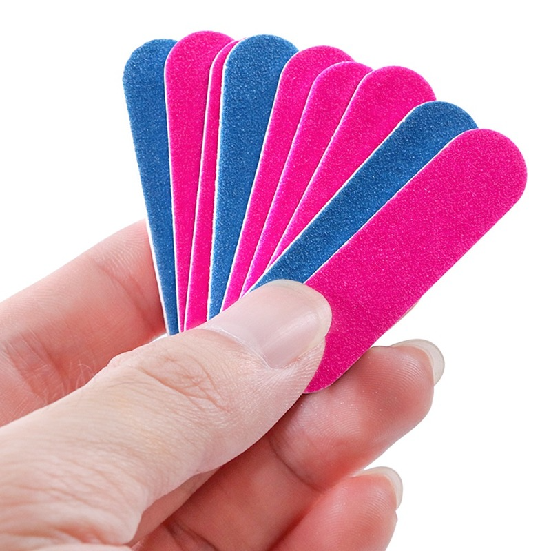 We Flower Double Side Mini Nail File Sanding Buffer Block Grit Professional Manicure Pedicure Tool