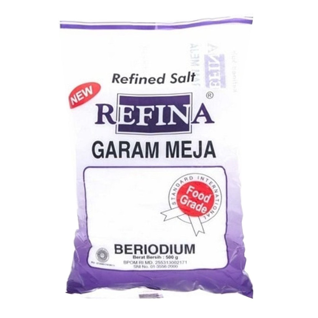 

Refina Garam Meja Murni 500gr Pak - Farmers Market