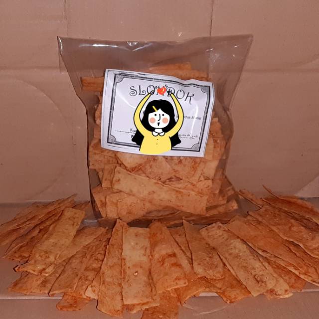 

Kerupuk Slondok pedas manis