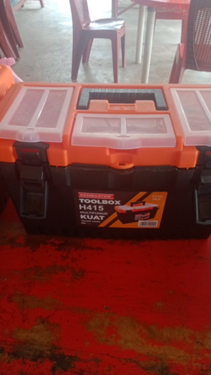 Kenmaster Tool Box H415 Mano Toolbox Kapasitas Besar