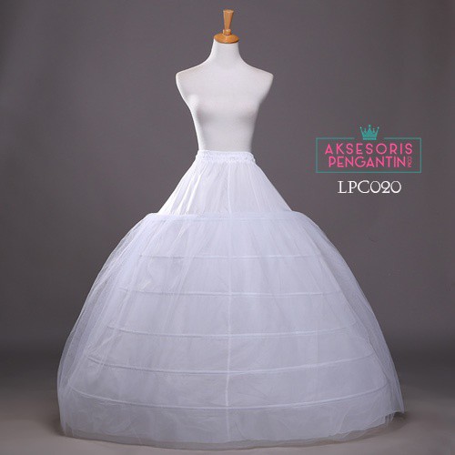 [READY STOCK] PETTICOAT BALL GOWN GRADE A 6 RING ROK NGEMBANG PETIKUT PETICOAT LPC020