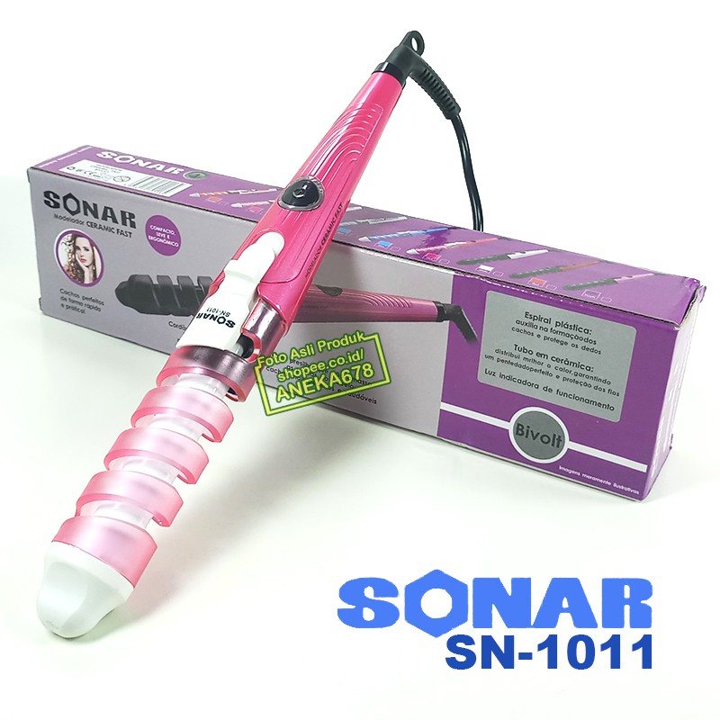 SONAR SN 1011 CATOKAN CURLY KERITING ALAT CATOK RAMBUT IKAL SPIRAL WAVE