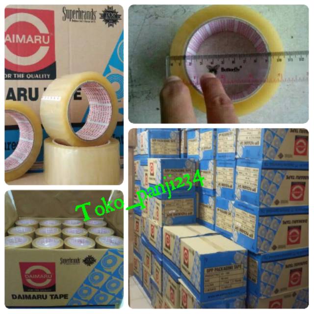 

Lakban Bening DAIMARU 2 inchi 90 yard 48 mm 72 Rolls