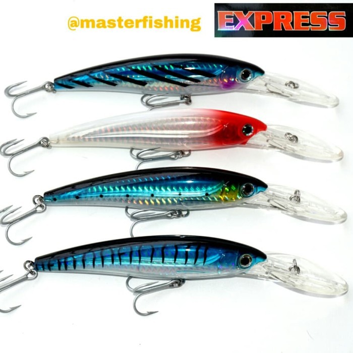 Express Lure 12Cm (Minow,Pelagic,Hard Lure, Rapala) - Garis Tipis