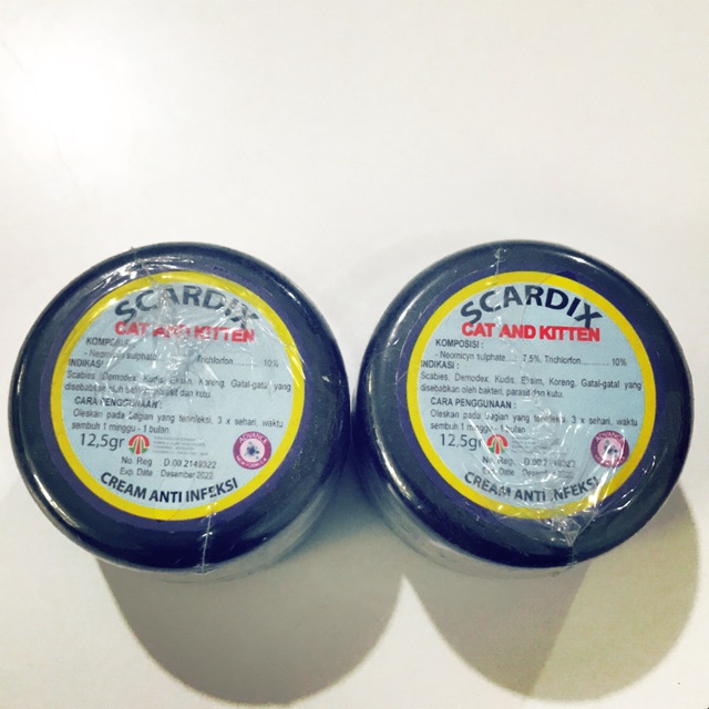 Scardix Salep scabies kucing / Obat scabies
