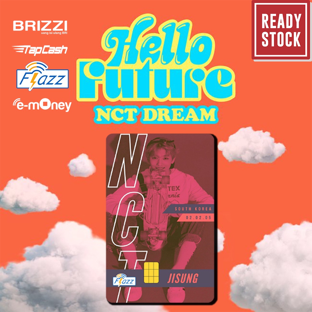 Emoney mandiri flazz bca gen 2 brizzi tap cash custom NCT DREAM k-pop DREAMER kartu e toll free edit 1 sisi atau 2 sisi cocok untuk komunitas dan souvenir