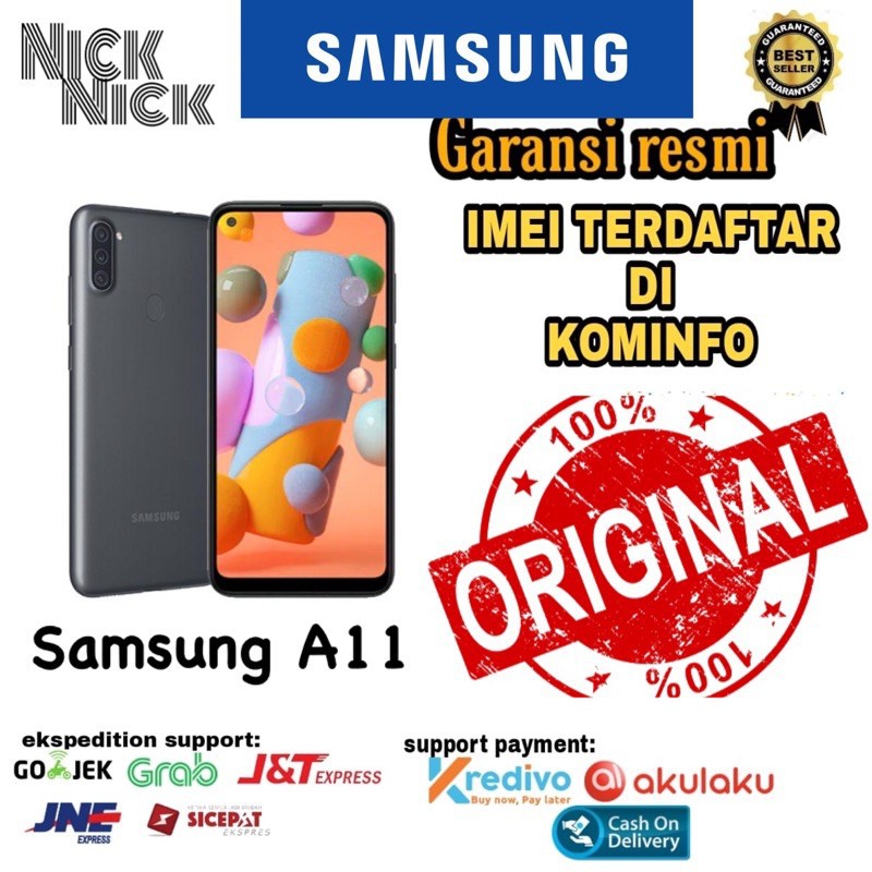 PROMO Cuci Gudang HP Samsung A11 3/32 Garansi Resmi