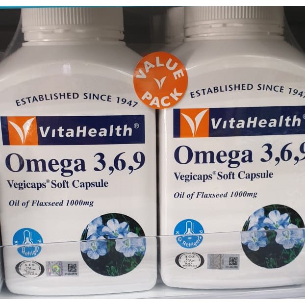 VitaHealth Omega 3,6,9 pack 2 botol