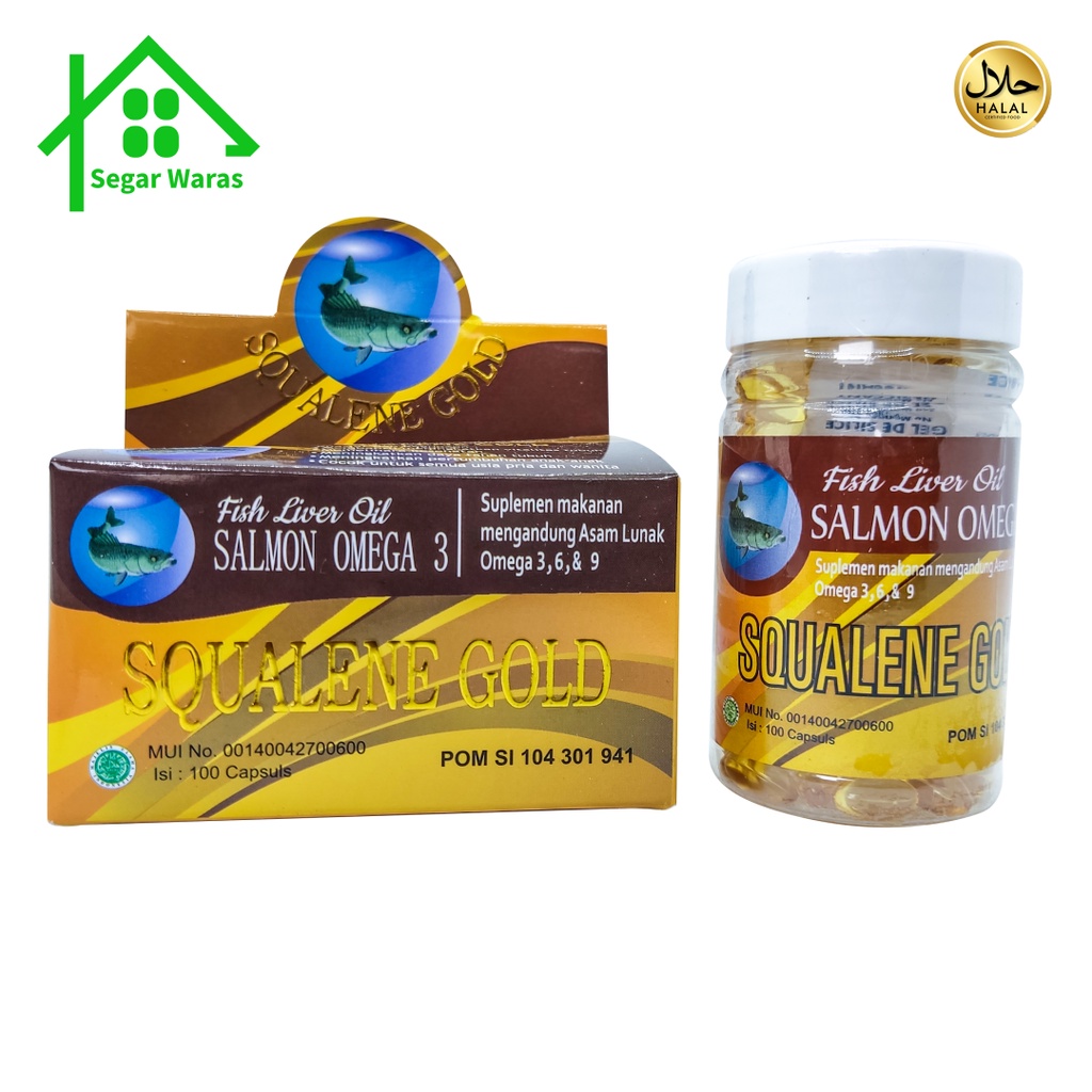 Original Minyak Ikan Squalene Gold Kemasan Baru