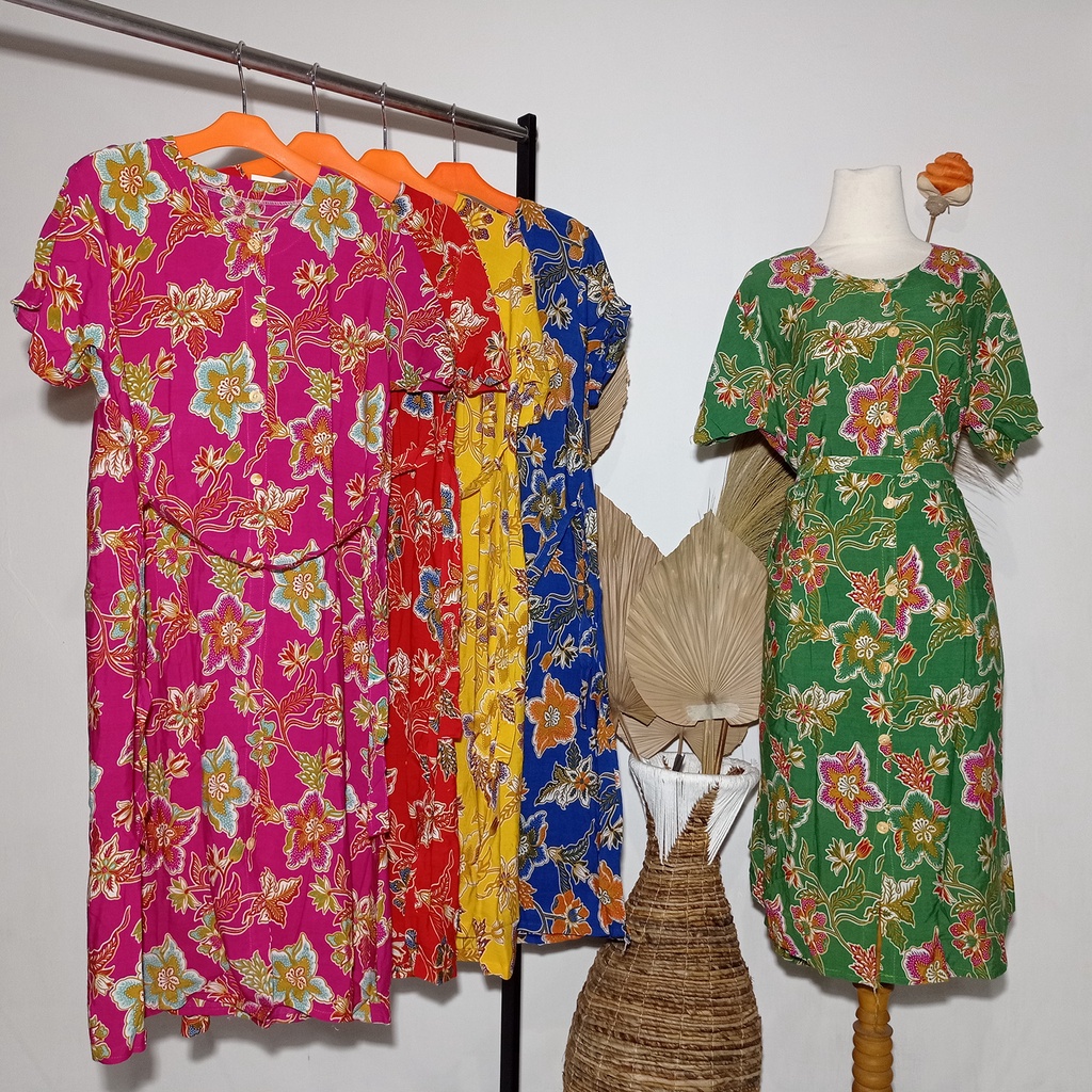 Daster AK Andien - 03 / Dress Batik Rayon ? Daster Rayon Motif Cerah