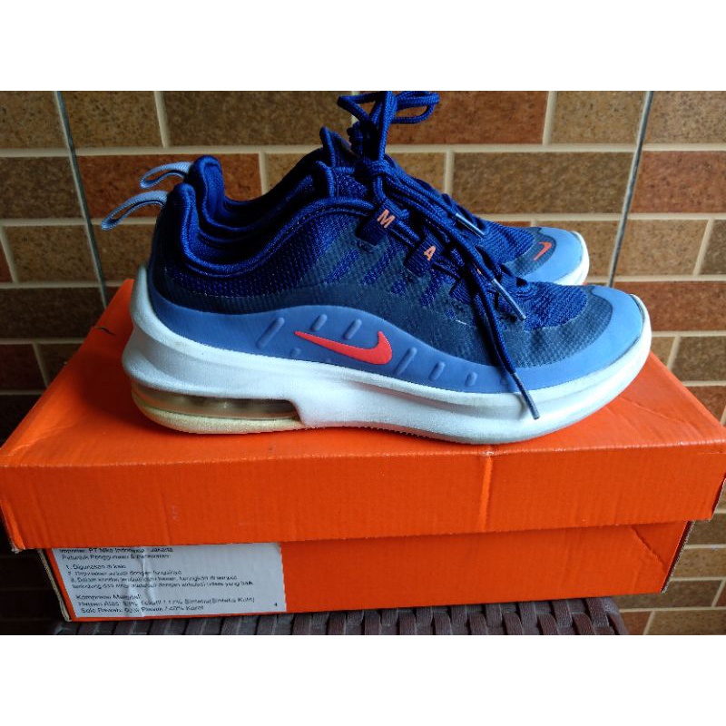 Sepatu Anak Nike Air Max Blue Original Preloved