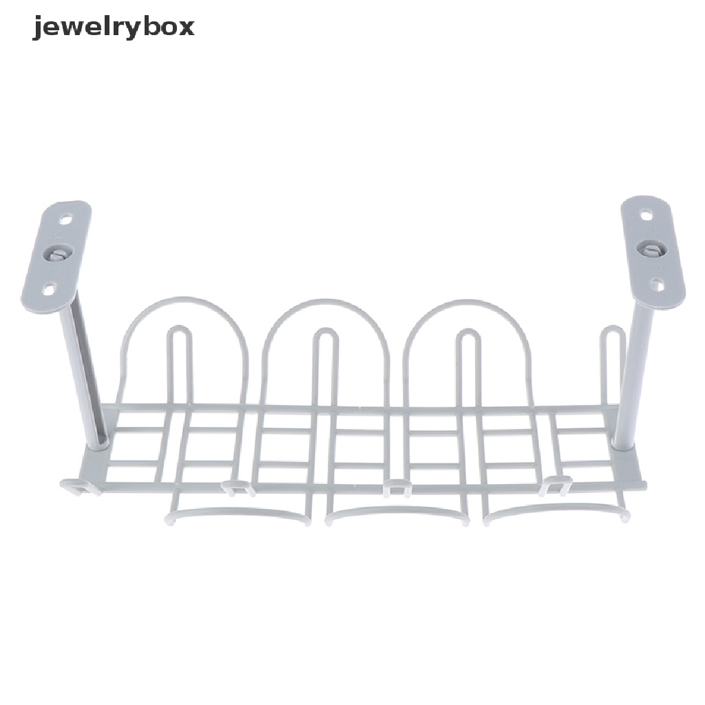 (jewelrybox) Keranjang Gantung Organizer Kabel Power Bawah Meja