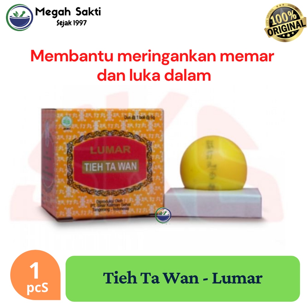 Tieh Ta Wan Lumar / Shaolin untuk luka dalam memar merah
