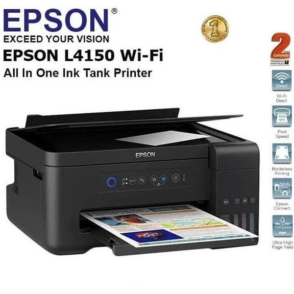 Printer Epson L4150 L 4150 Wifi Print Scan Copy Ink Tank Printer 2_Wqea01Vp