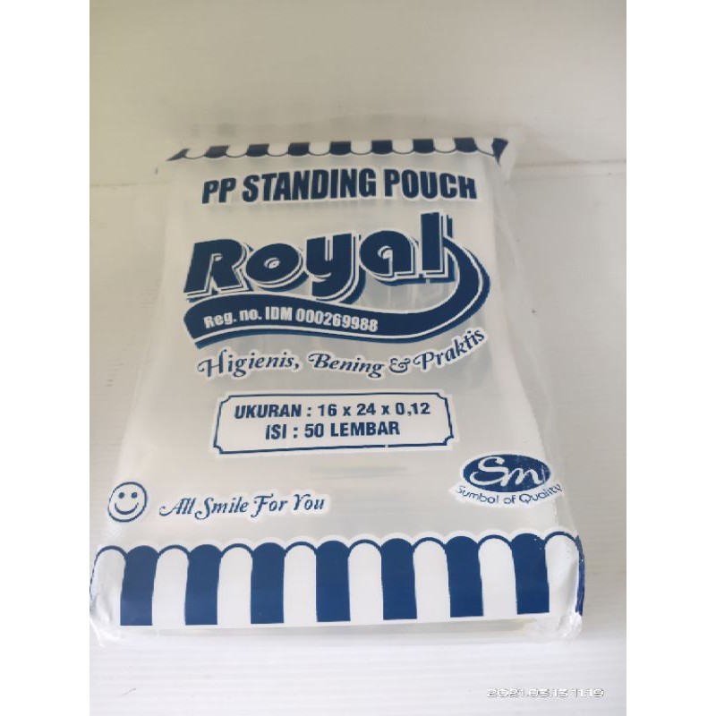 Standing pouch 16x24