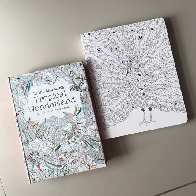 

TROPICAL WONDERLAND COLOURING POSTCARD