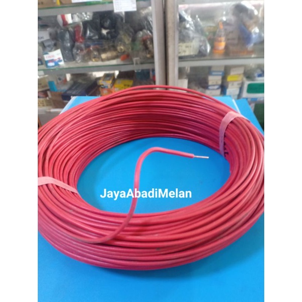 Kabel kawat tunggal TEMBAGA kecil / KABEL NYA 1 X 1.5 MM BANCI