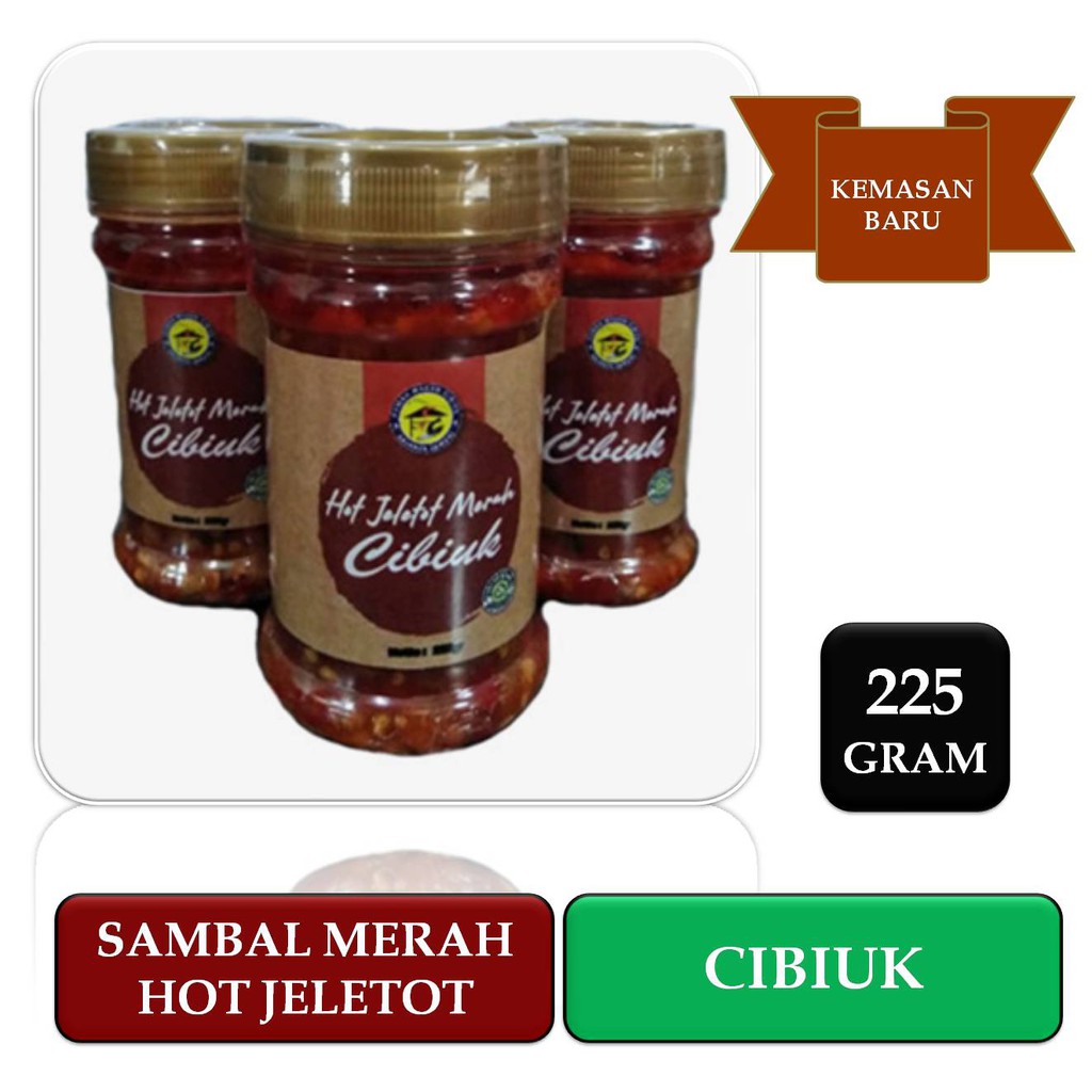 

Sambal Merah Hot Jeletot Cibiuk