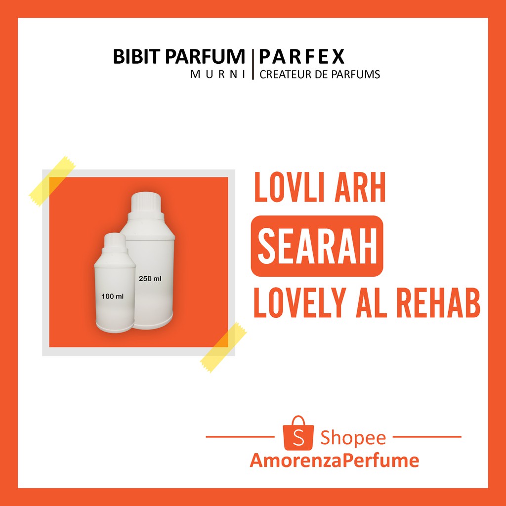 LOVLI ARH BIBIT PARFUM PARFEX / BIBIT PARFEX / BIBIT PARFUM MURNI TAHAN LAMA / BIBIT PARFUM