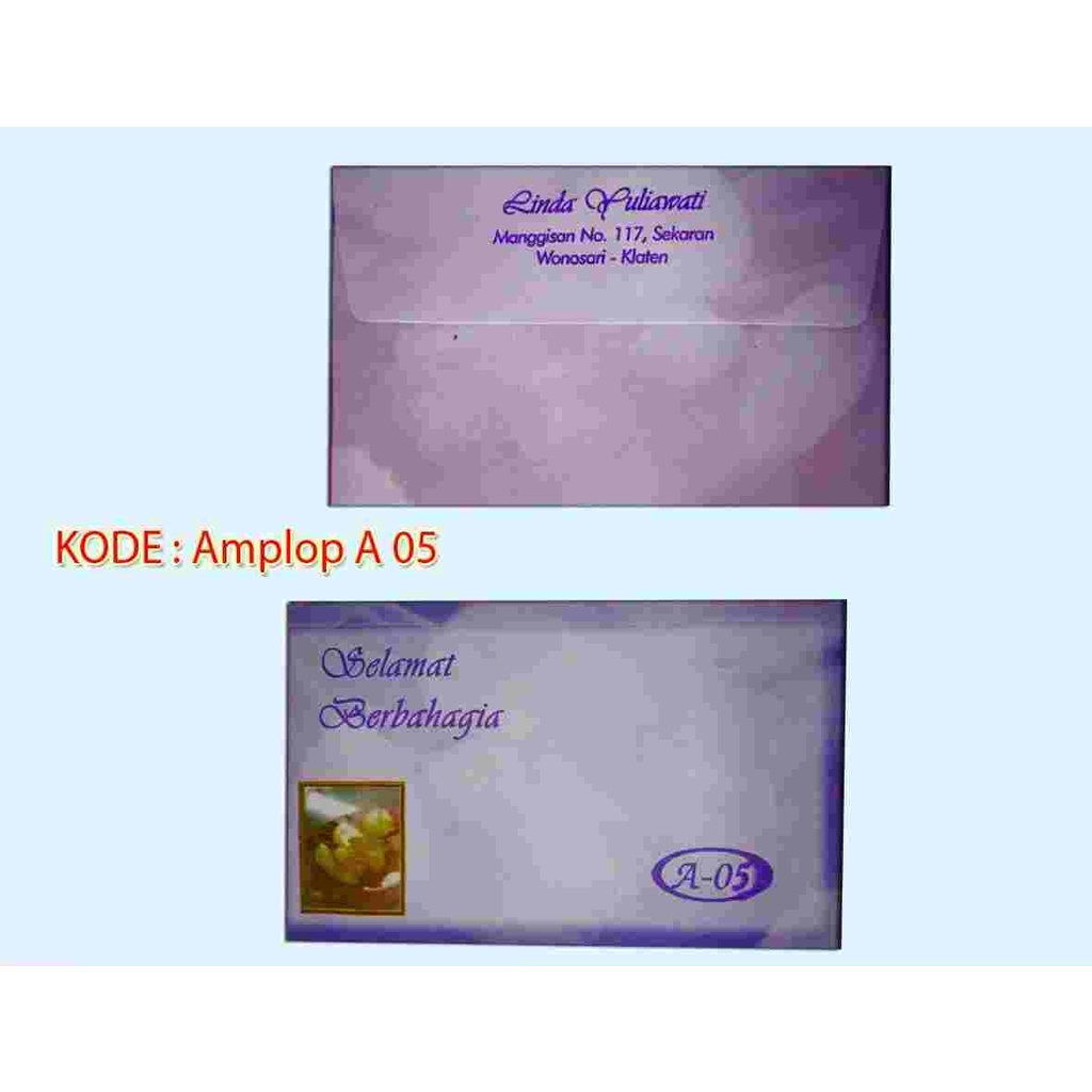

Blangko Amplop Motif A 05 Murah isi 50