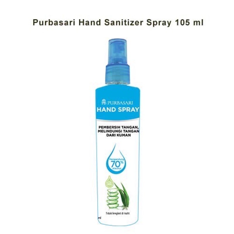 Hand sanitizer spray 105 ml Purbasari