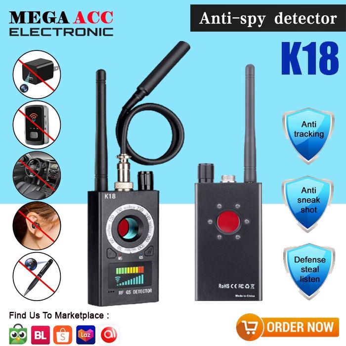 Rf Signal Detector Anti Spy Detector Camera K18 Audio Bug Finder Gps