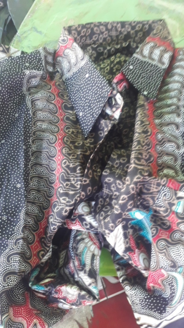 Kemeja Pria Batik Big Size 4l-5l Lengan Panjang Atasan Baju Hem Batik Jumbo Ukuran Besar Rhn Lm-kng