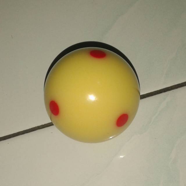 Bola putih titik 6 meja billiard ukuran besar