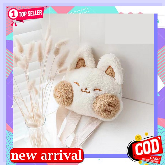 Tas Selempang Beruang Merangkul /Tas Boneka /Tas Bulu /Tas Selempang Mini (Cod)Tas Selempang Sling B
