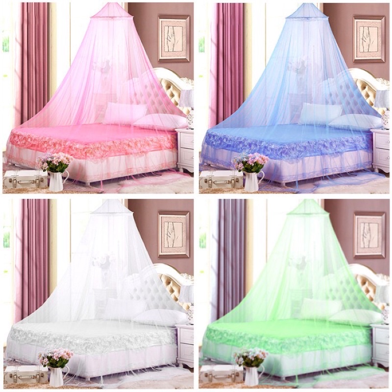 COD - C1 - Party House / Kelambu Tempat Tidur Bulat Gantung Anti Nyamuk 60cm x 250xm Kelambu Besar