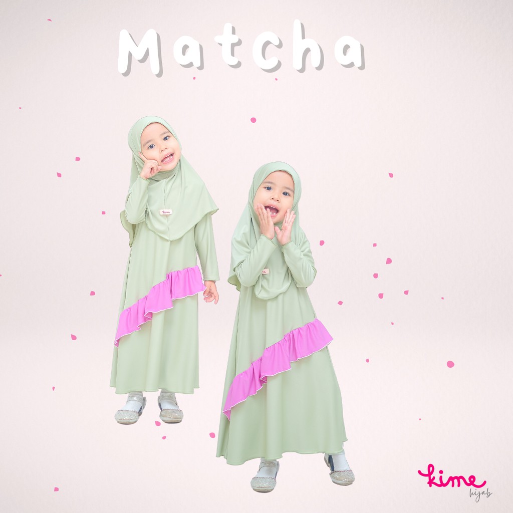 Kimehijab Gamis anak perempuan Syari KHADIJAH ( gamis + hijab )