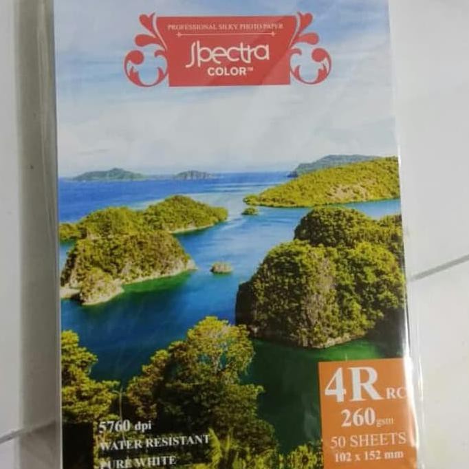 

Fotopaper photopaper spectra 4R atau A6 epson 50pcs PM520