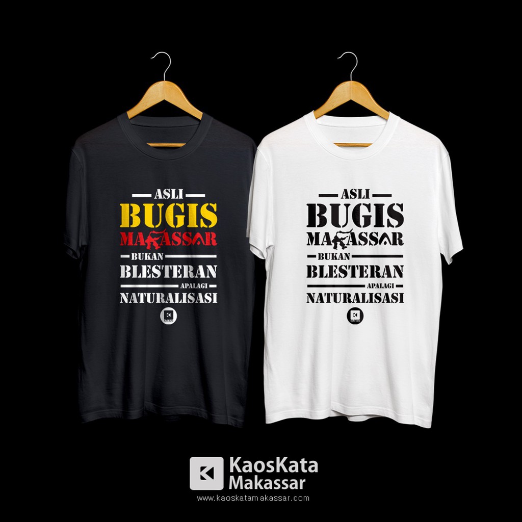 Kaos Distro BUGIS MAKASSAR Shopee Indonesia