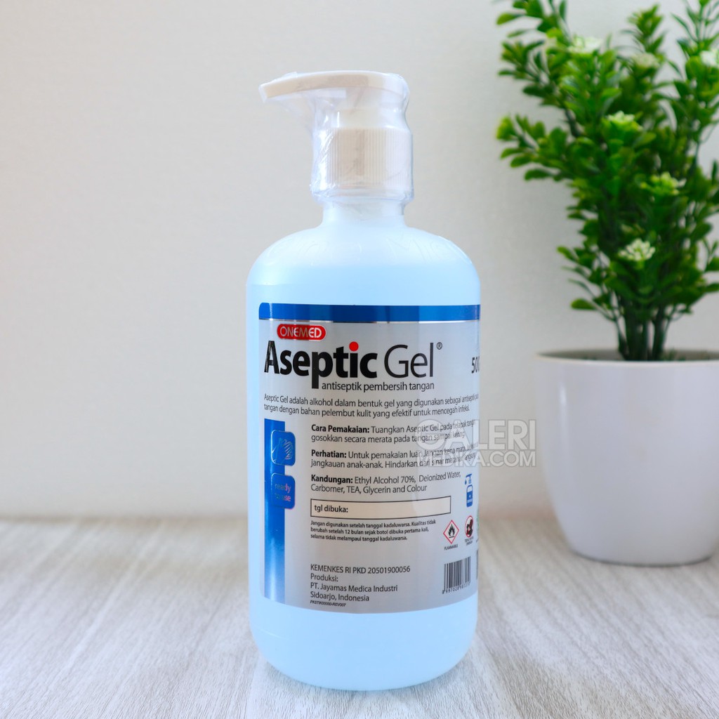 Aseptic Gel OneMed 500 ml + Dispenser / Hand Sanitizer Antiseptic Gel