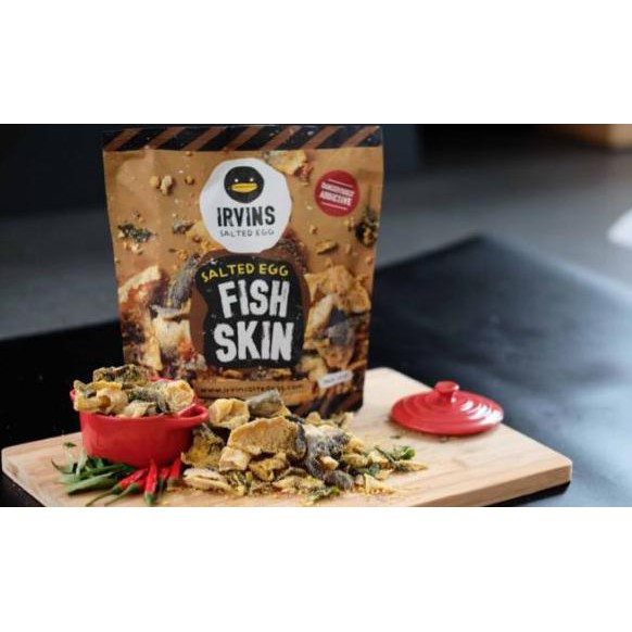 

Big Irvins Salted Egg Potato Chips & Fish Skin 230Gram Besar Irvin - Fish Skin
