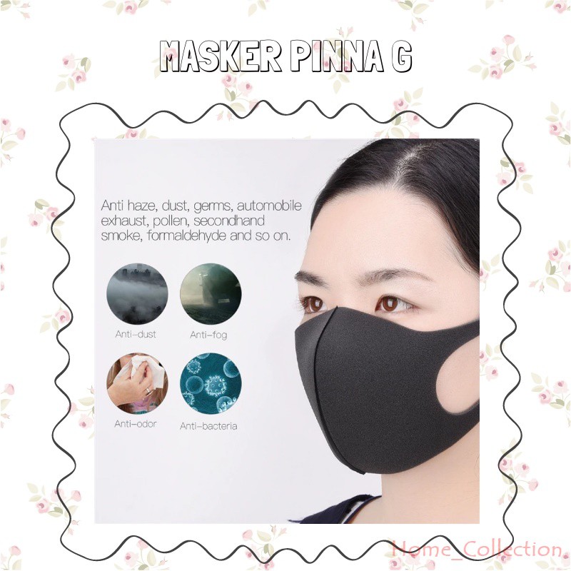 [BEST SELLER] MASKER IMPORT SCUBA 1PCS MASKER KAIN ANTI DEBU BAHAN SCUBA / MASKER SCUBA (NON MEDIS) DEWASA