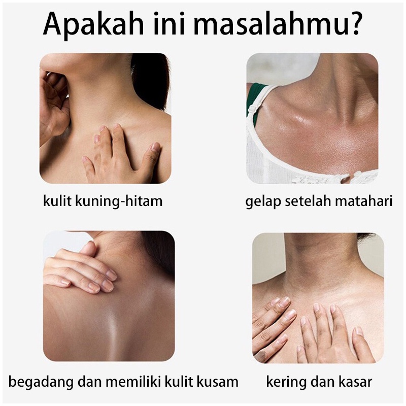 Sabun Lotion pemutih badan Perawatan mandi tubuh Sabun mandi pemutih Krim pemutih selangkangan 250ml Pemutih tubuh Melembabkan Mencerahkan kulit Menolak untuk tan Kulit putih dan mulus