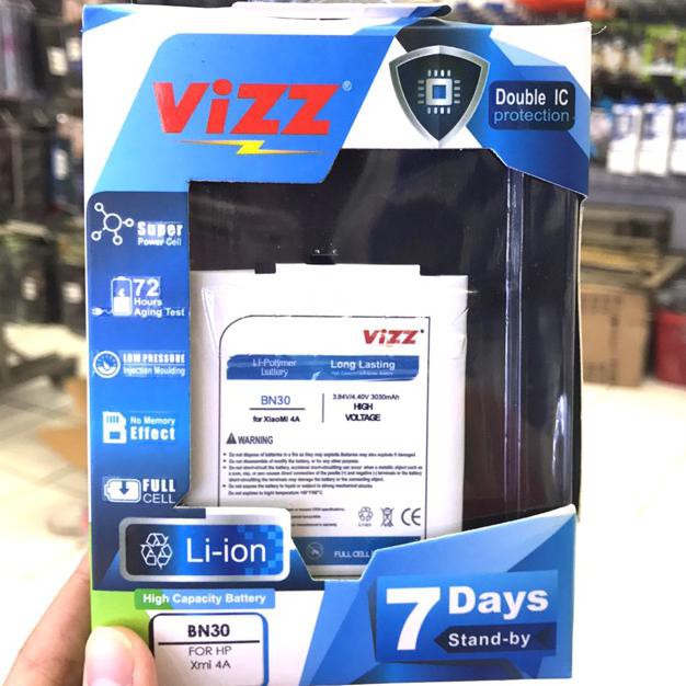 Baterai VIZZ Xiaomi Redmi 4A BN30