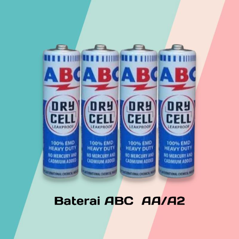 Baterai Biru ABC AA/A2