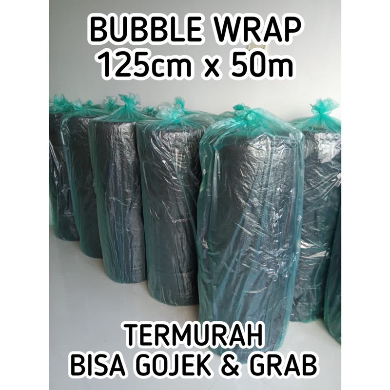 

BUBBLE WRAP ROLL 125cm x 50m TERMURAH