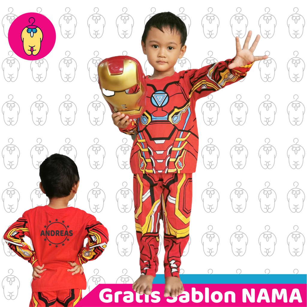 Baju Anak Kostum IronMan