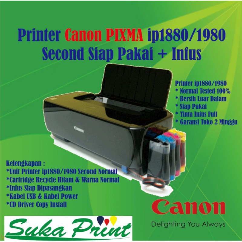 Printer Second Canon Ip1880/1980 Infus