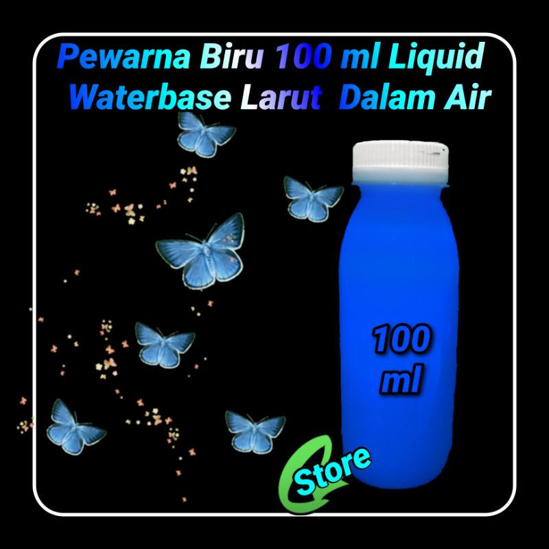 

Pewarna Biru 100 Ml Liquid Cair Waterbase Larut Baik Dalam Air