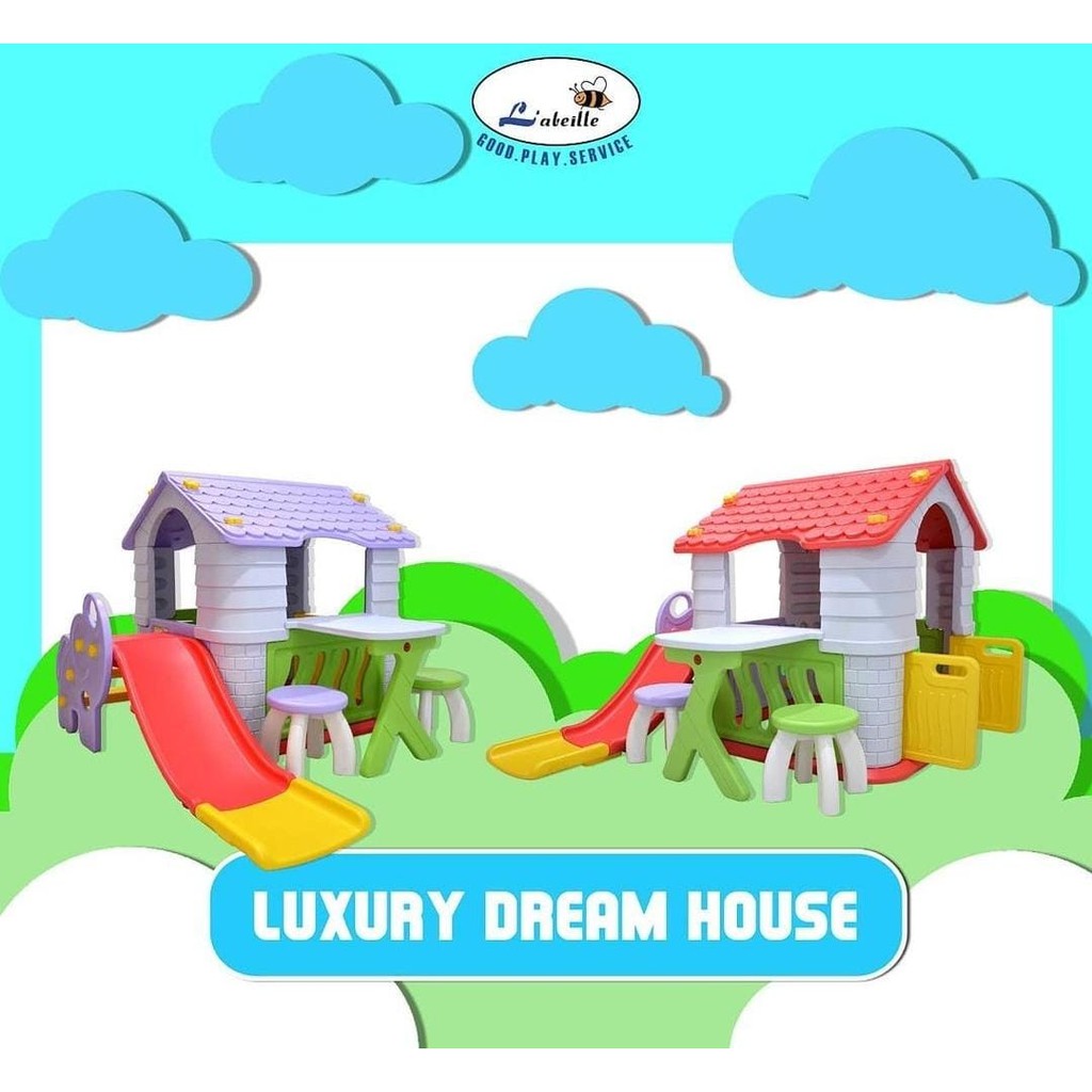 Labeille Dream House variasi rumah rumahan or perosotan or meja anak or complete luxury playhouse