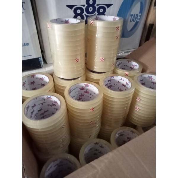 

isolasi bening 12mmx72yard{1slop isi 6pcs}