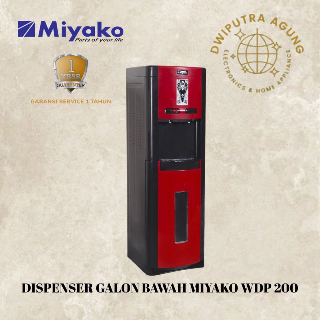 Jual Dispenser Galon Bawah Miyako Hot Normal Wdp200 Wdp 200 Wdp 200 Dispenser Galon Bawah Murah 4584