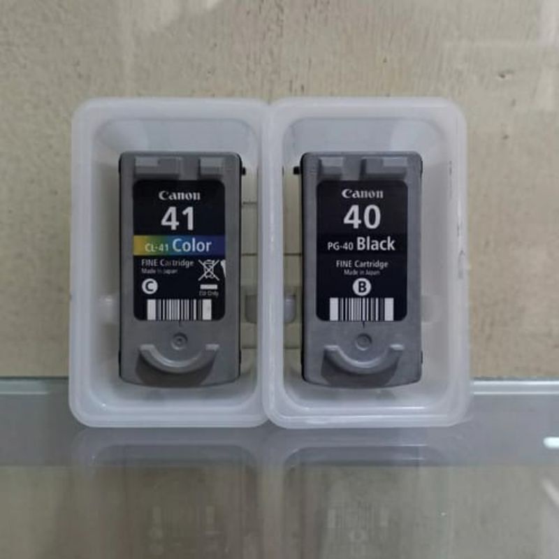 Tinta Catridge Canon PG-40 Black + CL-41 Colour Kosongan